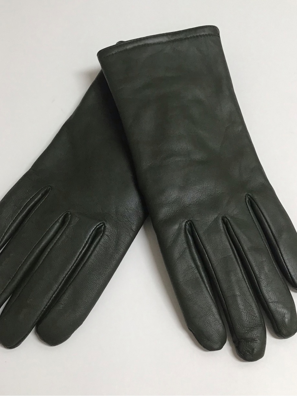 Thinsulate Green Leather Gloves Women XL Green 3M Insulated SOFT Classic Tag NEW - Picture 7 of 10